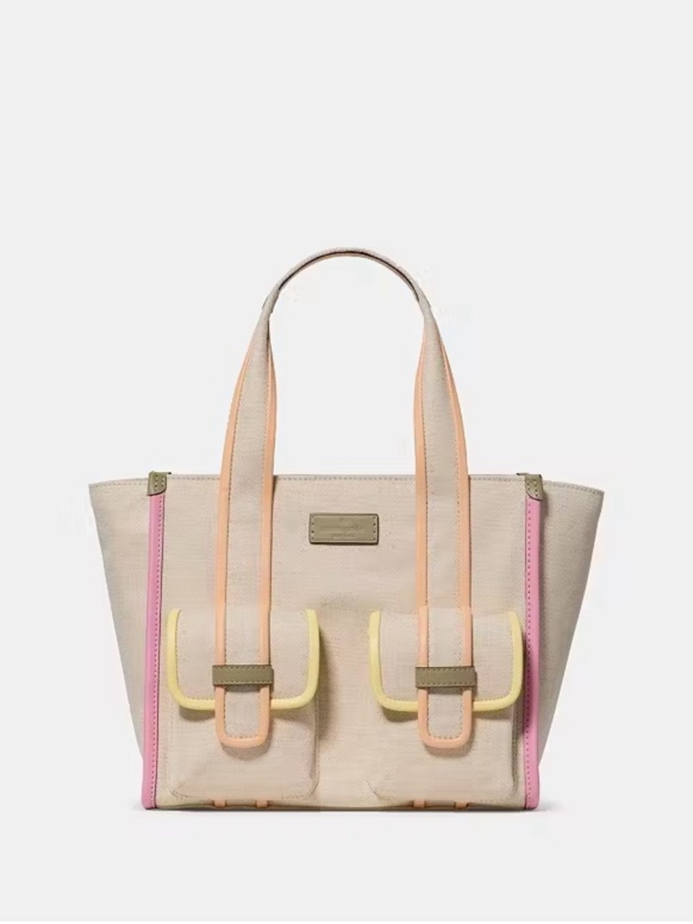 Kate Spade Kip Canvas Cargo Small Tote Crossbody Bag
